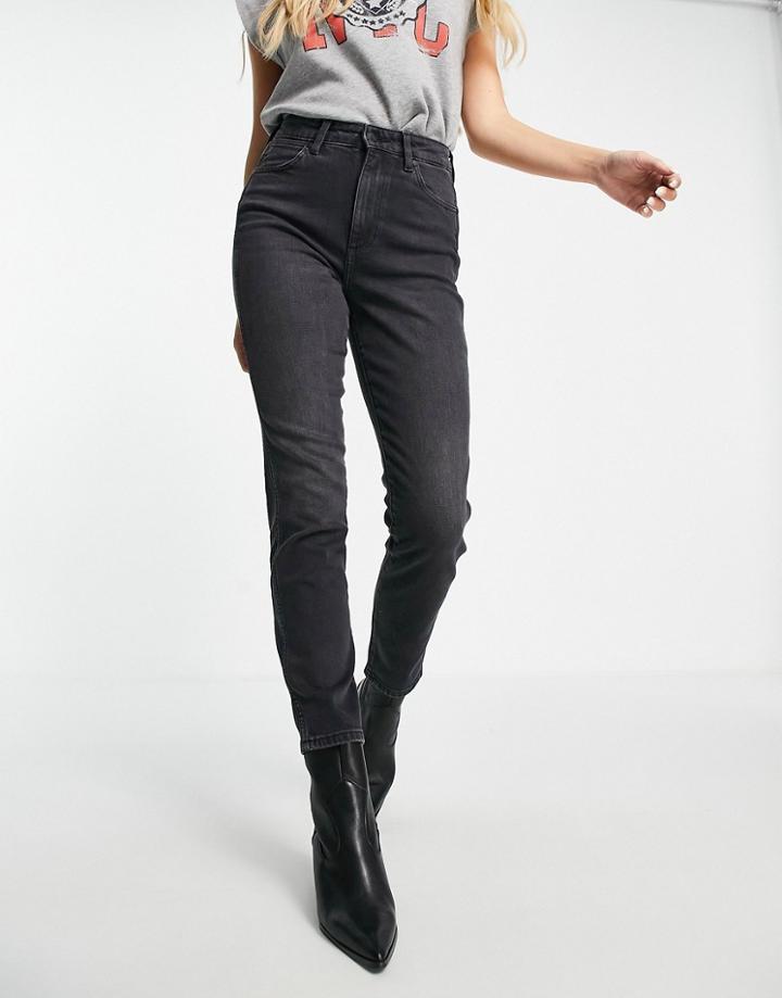 Wrangler Retro Skinny Jeans In Black Track