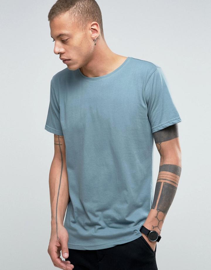 Dr Denim Patrick T-shirt In Misty Green - Green