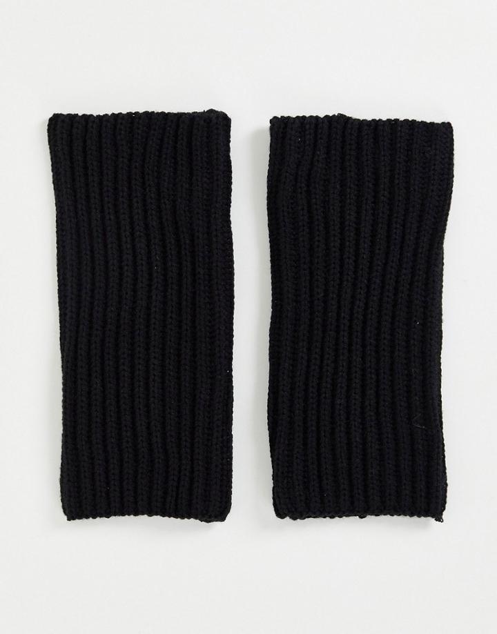 Urbancode Ribbed Gloves In Black