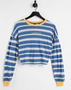 Quiksilver Around Beach Long Sleeve T-shirt In Blue-blues
