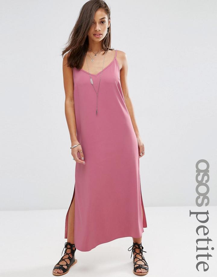 Asos Petite Cami Maxi Dress - Dusty Rose