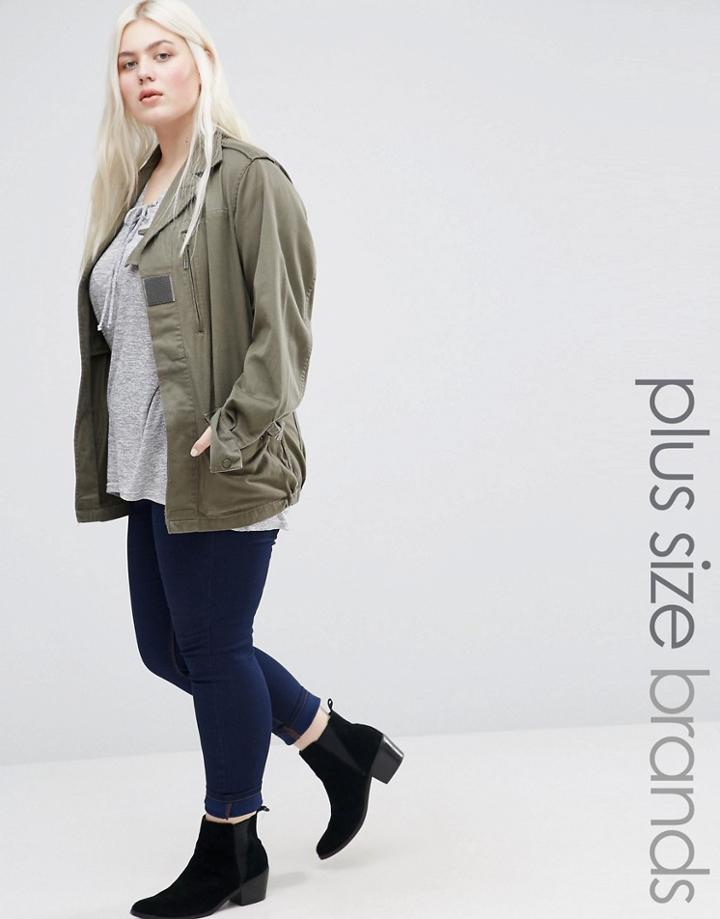New Look Plus 5 Pocket Jegging - Navy