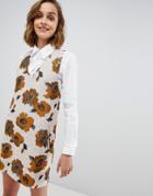 Paul & Joe Sister Floral Jacquard Pinafore Dress - Multi