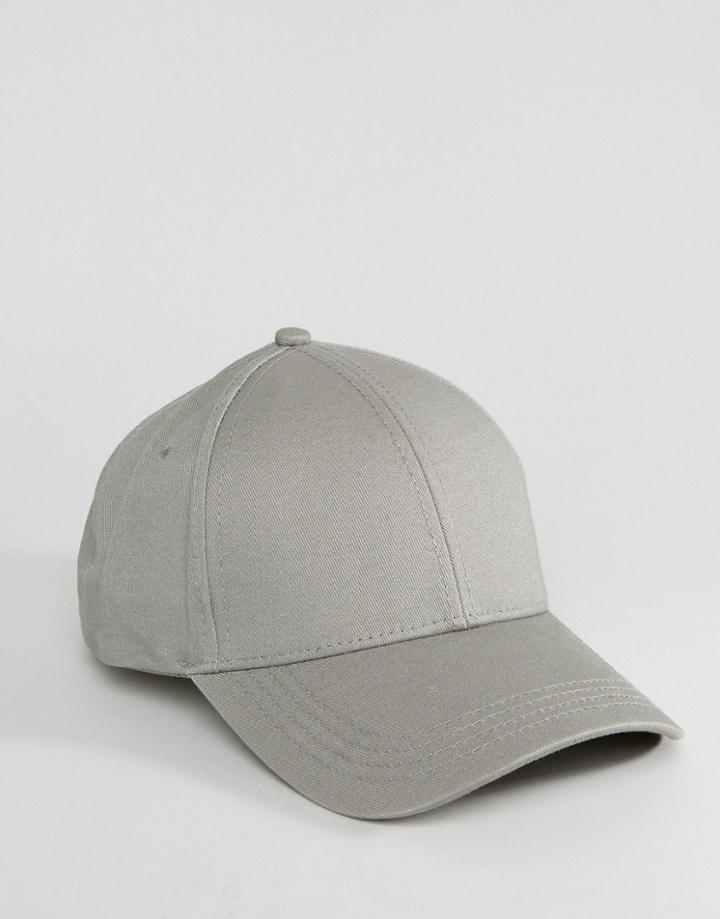 Selected Homme Baseball Cap - Gray