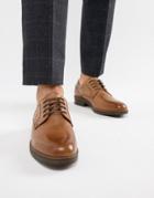 Red Tape Elcot Lace Up Brogue Shoes In Tan - Tan