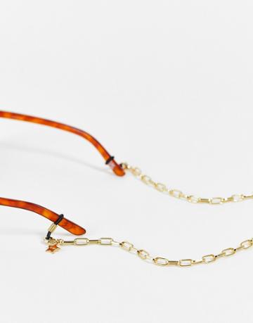 Quay Box Link Sunglasses Chain In Gold