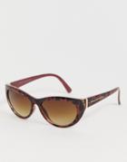 French Connection Slim Cat Eye Sunglasses