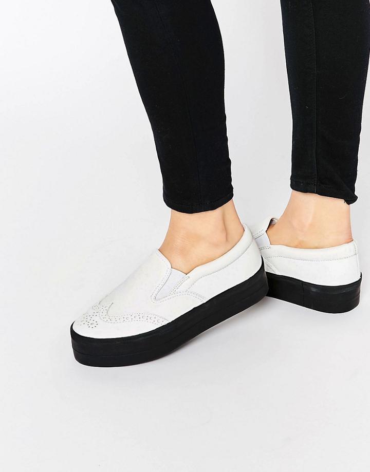 Asos Derby Brogue Sneakers - Mono