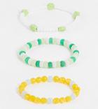 Reclaimed Vintage Inspired Unisex Bracelet Pack In Multicolored Beads