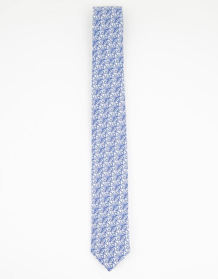 Gianni Feraud Liberty Printed Tie-blues