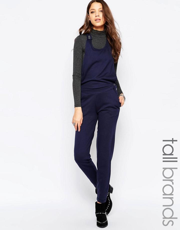 Noisy May Tall Jersey Relaxed Jumpsuit - Navy