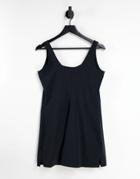Nike Training Luxe Bliss Mini Dress In Black