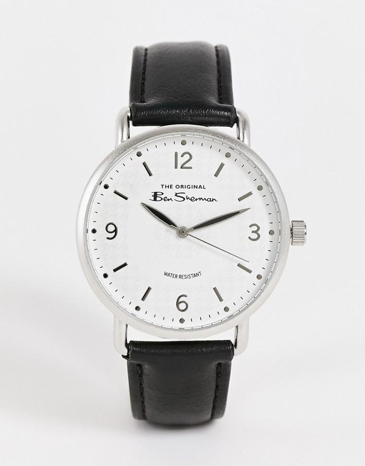 Ben Sherman Black And Silver Watch-multi