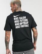 Nike Soccer Fc Wildcard T-shirt In Black