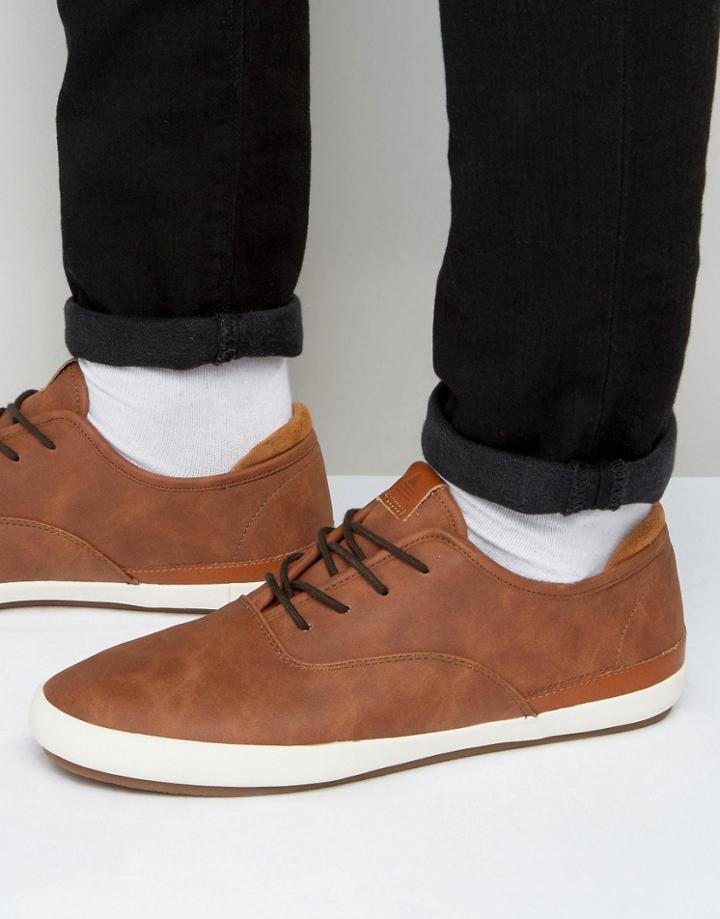 Aldo Balthasard Plimsolls - Tan