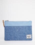 Herschel Supply Co Field Pouch In Limoges Crosshatch - Limoges Crosshatch