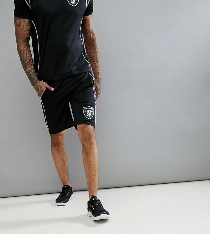 Majestic Sports Raiders Shorts - Black