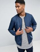 Only & Sons Lightweight Bomber Jacket - Blue