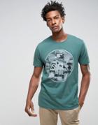 Selected Printed T-shirt - Navy