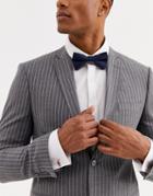 Moss London Bow Tie In Navy
