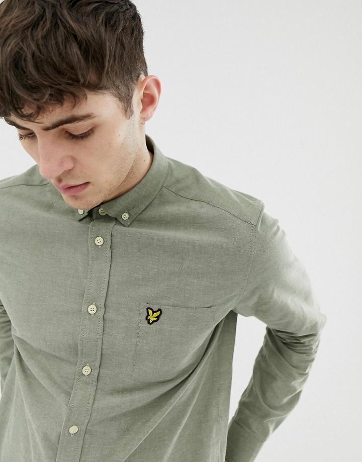 Lyle & Scott Oxford Shirt - Green