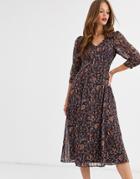 Vila Paisley Midi Dress - Green