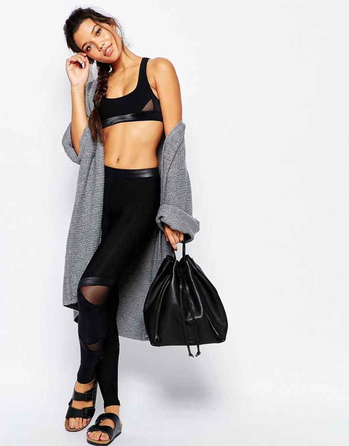 Blue Life Peek A Boo Legging - Black
