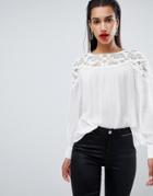Morgan Lace Detail Blouse