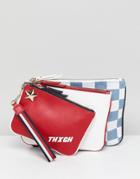 Gigi Hadid Triple Pouch Clutch - Multi