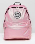 Hype Metallic Pink Pearl Effect Backpack - Pink