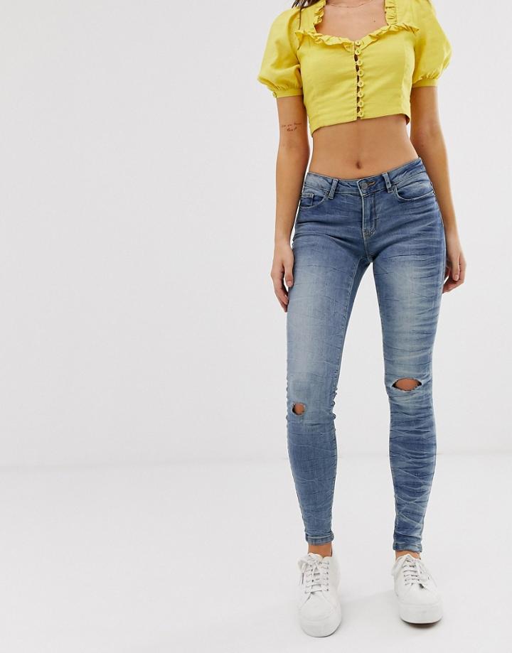 Jdy Skinny Jeans In Light Blue