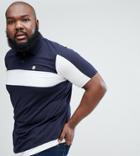 Le Breve Plus Plain Polo Shirt - Navy