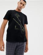 Nudie Jeans Co Anders Bad Pin T-shirt In Black