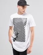 Criminal Damage Minions Long Line T-shirt - White