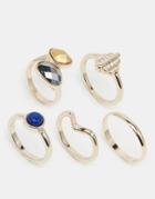 Oasis Beachcomber Multipack Rings - Multi
