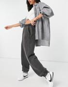 Na-kd X Lisa Marie Schiffner Acid Wash Sweatpants In Black - Part Of A Set
