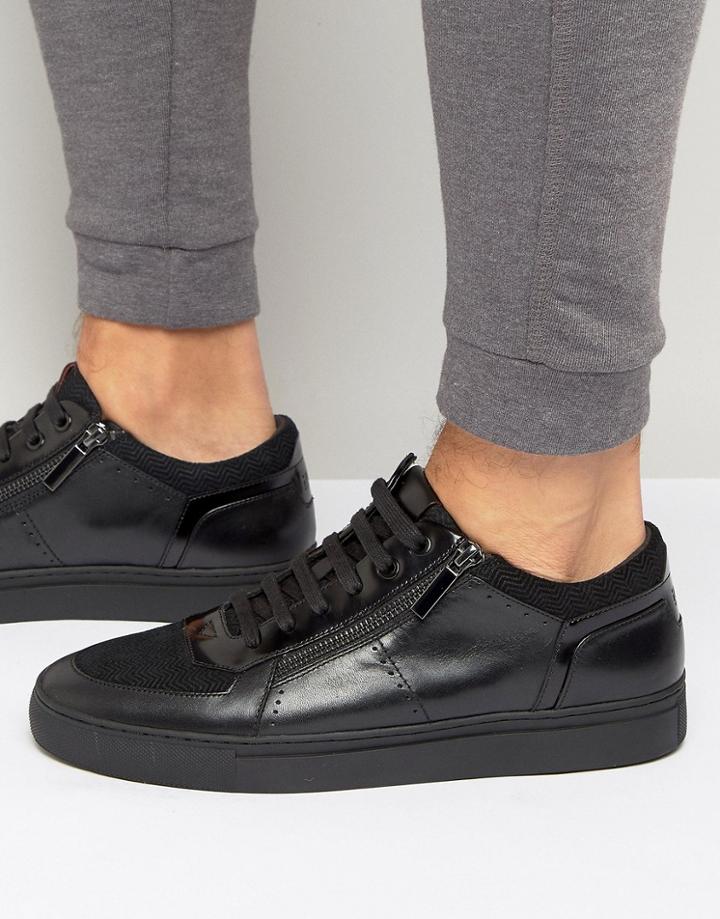 Hugo Boss Futurism Zip Hi Top Sneakers - Black