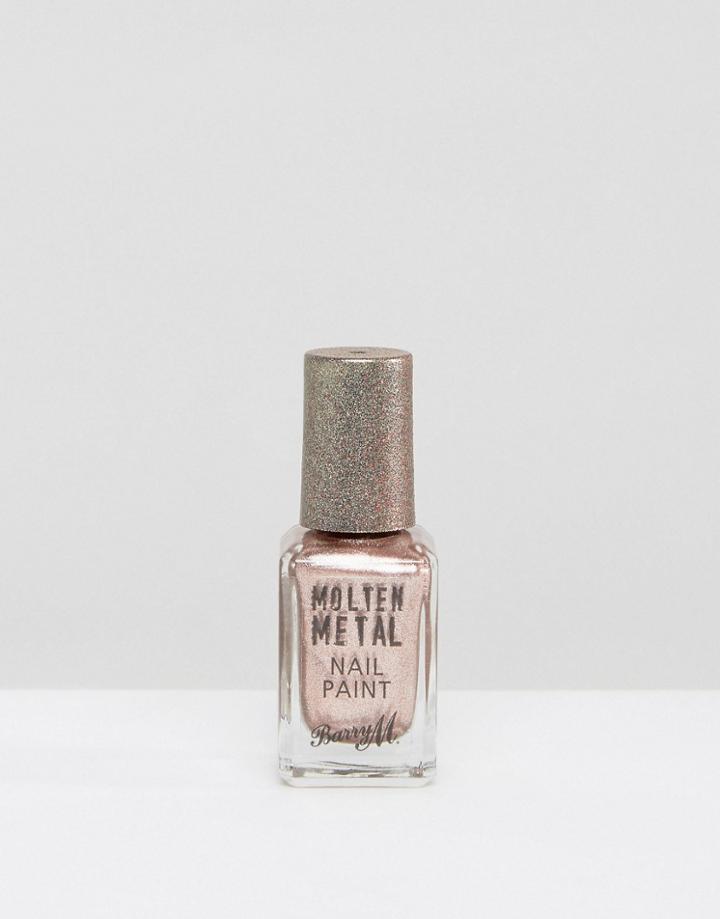 Barry M Molten Metal Nail Paint - Gold