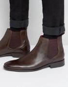 Base London Cheshire Leather Chelsea Boots - Brown