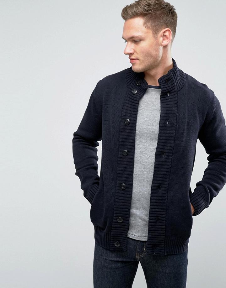 Jack & Jones Knitted Cardigan - Blue