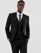 Selected Homme Slim Fit Stretch Suit Jacket In Black