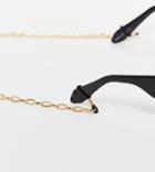 Reclaimed Vintage Inspired Sunglasses Chain In Gold