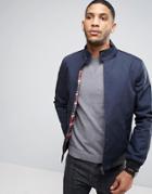 Only And Sons Harrington Jacket - Navy