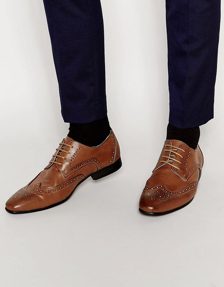 New Look Brogue In Brown - Brown