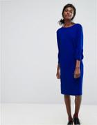 Essentiel Antwerp Ochet Ruffle Dress - Blue