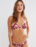 All About Eve Gypsy Tri Bikini Top - Multi