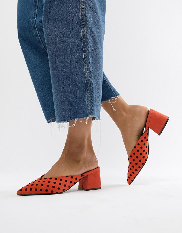 Asos Design Starship Heeled Mules - Multi