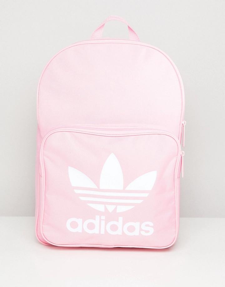 Adidas Originals Classic Backpack In Pink - Pink