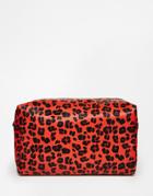 Asos Oversized Leopard Makeup Bag - Multi