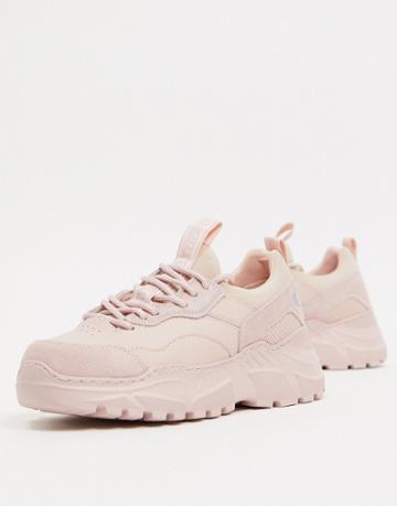 Skechers B-rad Sneakers In Mauve-white